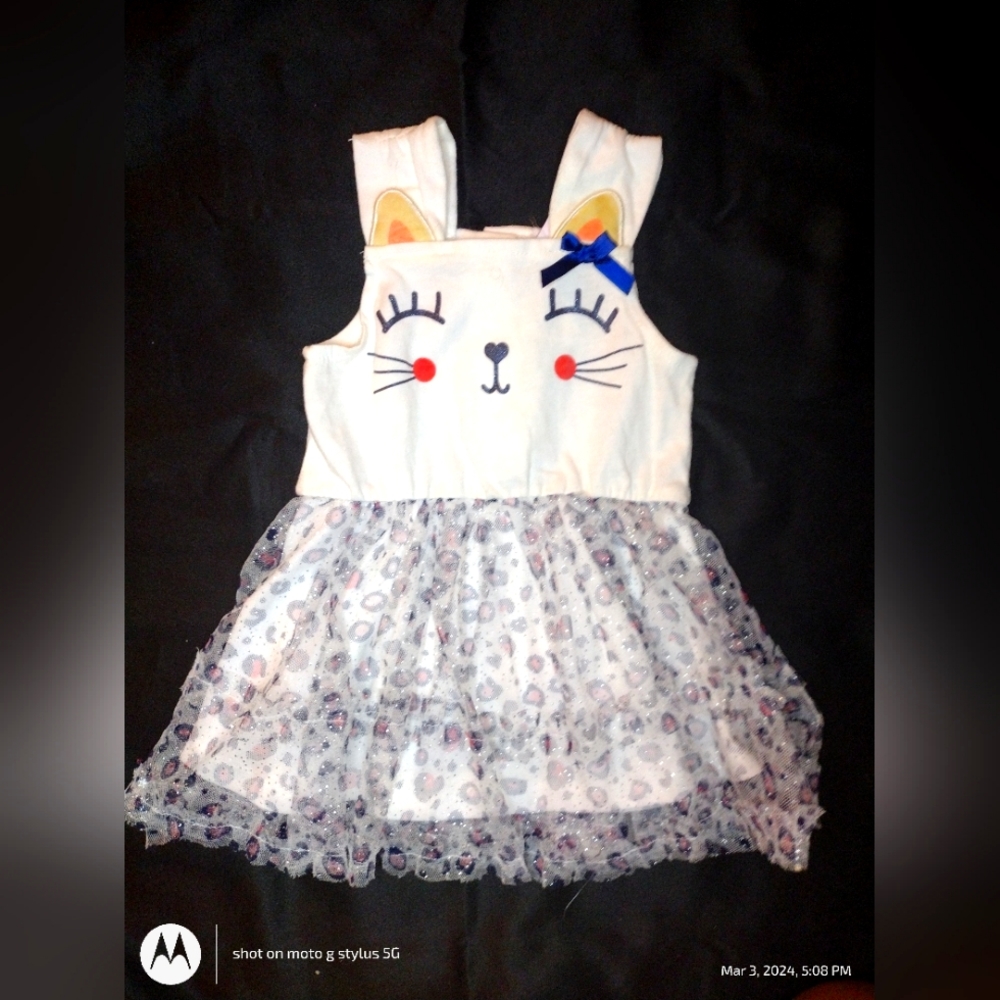 Little Girl 12m Kitty Cat Dress
